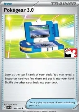 Pokématos 3.0, carte Pokémon PPS 186 — extension Play! Pokémon Prize Pack Series