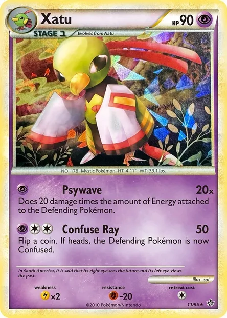 Xatu, carte Pokémon TDX 011-4 — extension Theme Deck & Blisters Exclusives