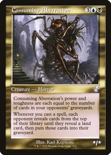 Consuming Aberration, Magic card TSR 374 — Time Spiral Remastered set
