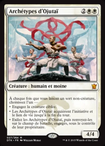 Archétypes d'Ojutaï, carte Magic DTK 27 — extension Les Dragons de Tarkir