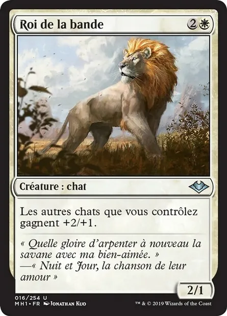 Roi de la bande, carte Magic MH1 16 — extension Horizons du Modern