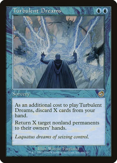 Turbulent Dreams, Magic card TOR 49 — Torment set