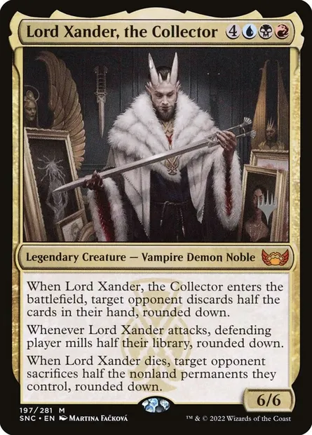 Lord Xander, the Collector, Magic card PSNC 197p — Streets of New Capenna Promos set