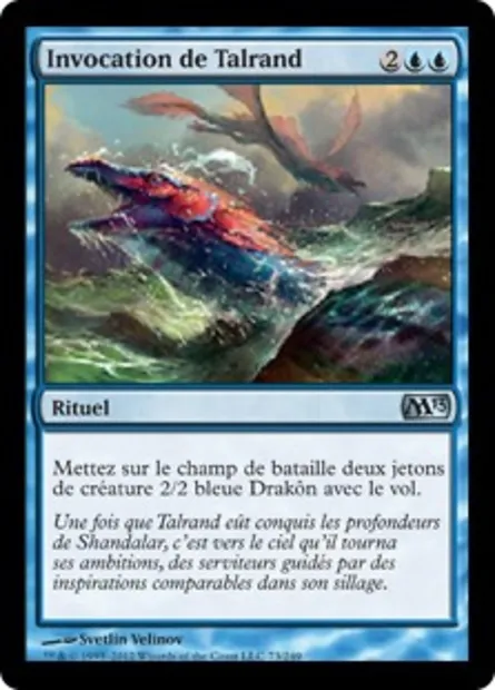 Invocation de Talrand, carte Magic M13 73 — extension Magic 2013