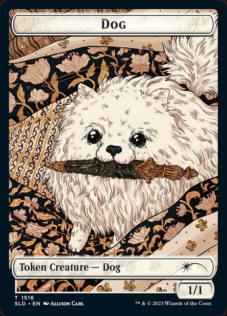 Dog, Magic card SLD 1516 — Secret Lair Drop set