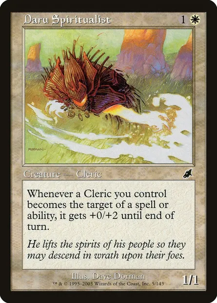 Daru Spiritualist, Magic card SCG 5 — Scourge set