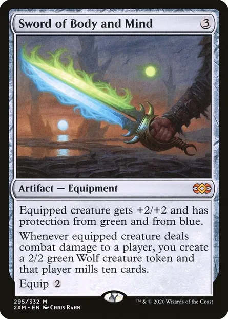 Sword of Body and Mind, Magic card 2XM 295 — Double Masters set