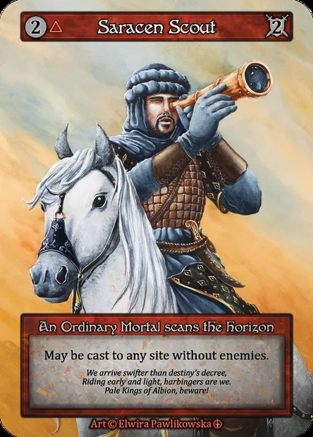 Saracen Scout, Sorcery card ATH 063 — Arthurian Legends set