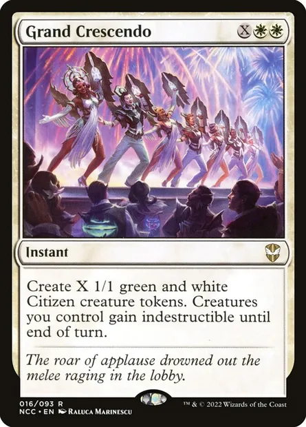 Grand Crescendo, Magic card NCC 16 — New Capenna Commander set
