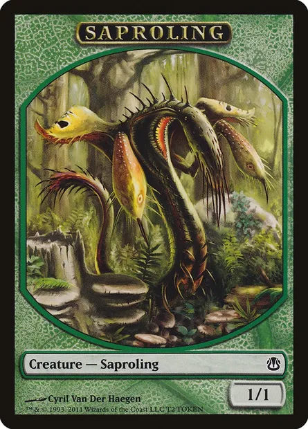 Saproling, carte Magic TDDH 2 — extension Duel Decks: Ajani vs. Nicol Bolas Tokens