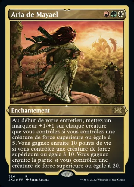 Aria de Mayael, carte Magic 2X2 524 — extension Double Masters 2022