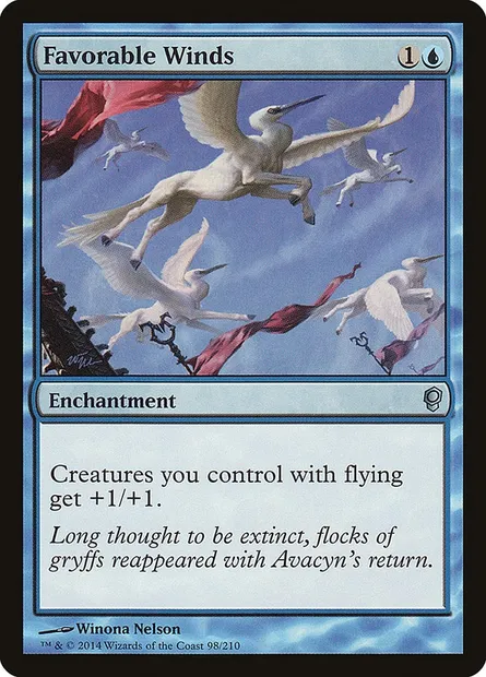 Favorable Winds, Magic card CNS 98 — Conspiracy set