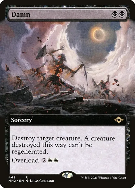 Damn, Magic card MH2 449 — Modern Horizons 2 set