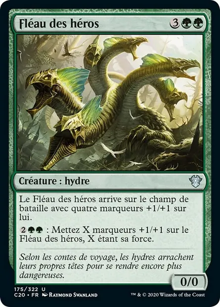 Fléau des héros, carte Magic C20 175 — extension Commander 2020