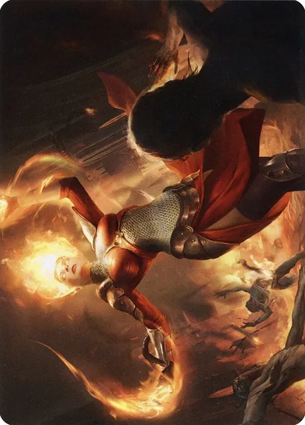 Light Up the Night // Light Up the Night, Magic card AMID 43 — Midnight Hunt Art Series set