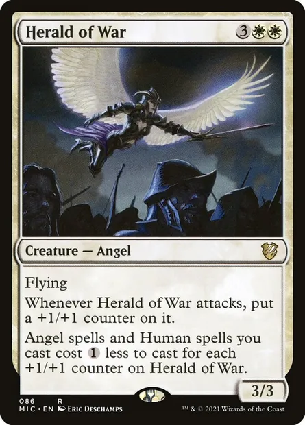Herald of War, Magic card MIC 86 — Midnight Hunt Commander set