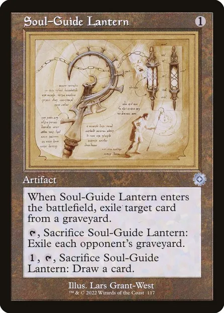Soul-Guide Lantern, Magic card BRR 117 — The Brothers' War Retro Artifacts set