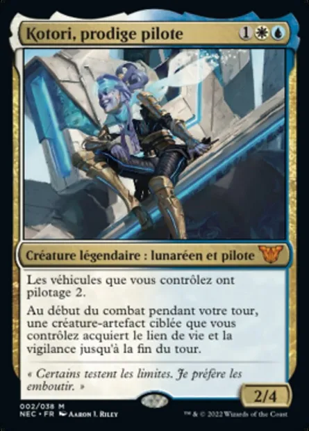 Kotori, prodige pilote, carte Magic NEC 2 — extension Neon Dynasty Commander