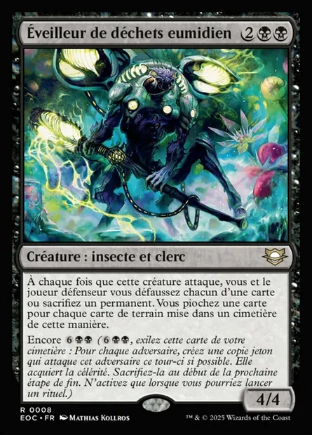 Éveilleur de déchets eumidien, carte Magic EOC 8 — extension Edge of Eternities Commander