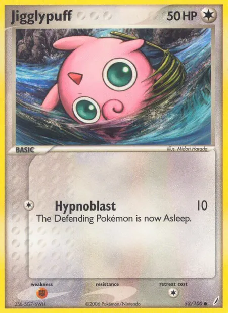 Jigglypuff, Pokémon card CG 53 — Crystal Guardians set