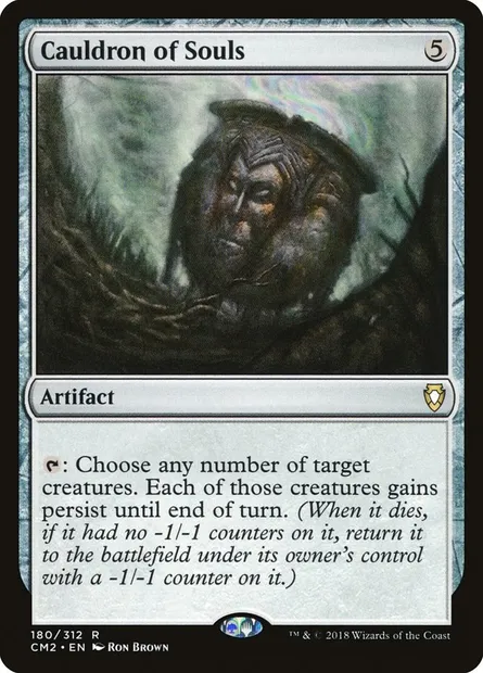 Chaudron des âmes, carte Magic CM2 180 — extension Commander Anthology Volume II