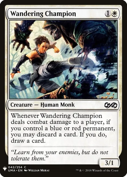 Championne errante, carte Magic PLST UMA-42 — extension The List