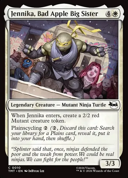 Jennika, Bad Apple Big Sister, Magic card TMT 10 — Teenage Mutant Ninja Turtles set