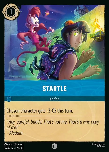 Startle, Disney Lorcana card CH13-169 — Attack of the Vine! set