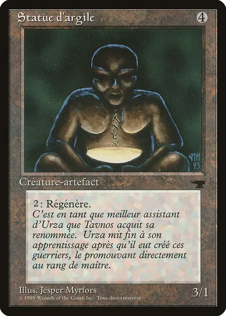 Clay Statue, Magic card REN 120 — Renaissance set