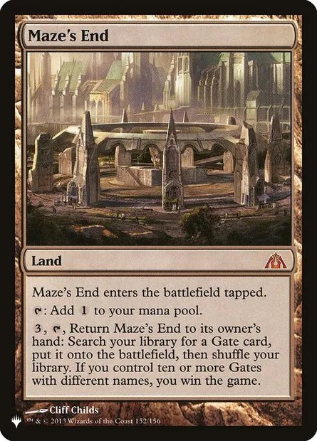 Maze's End, Magic card PLST DGM-152 — The List set