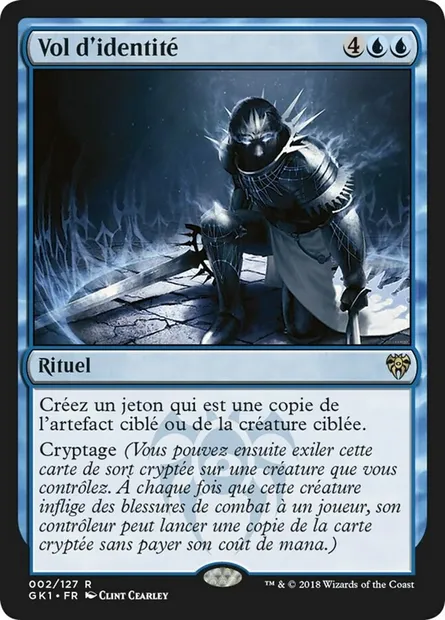 Vol d'identité, carte Magic GK1 2 — extension GRN Guild Kit