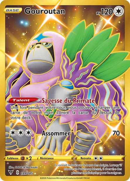 Gouroutan, carte Pokémon VIV 199 — extension Voltage Éclatant