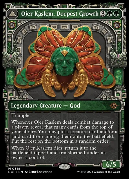Ojer Kaslem, Deepest Growth // Temple of Cultivation, Magic card LCI 318 — The Lost Caverns of Ixalan set