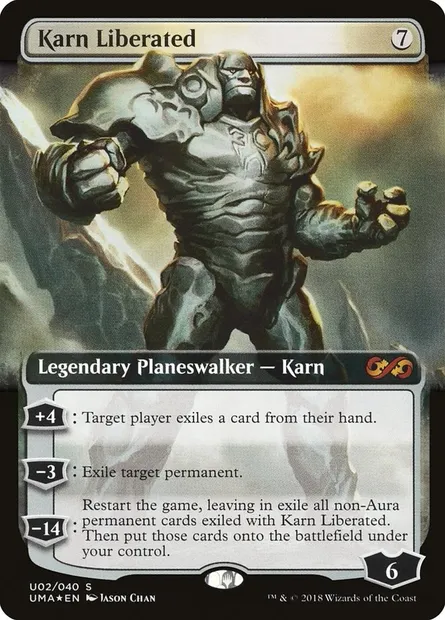 Karn libéré, carte Magic PUMA U2 — extension Ultimate Box Topper