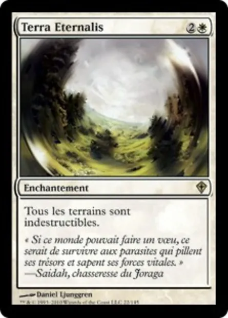 Terra Eternalis, carte Magic WWK 22 — extension Worldwake