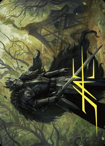 Agatha's Champion // Agatha's Champion, carte Magic AWOE 22 — extension Wilds of Eldraine Art Series