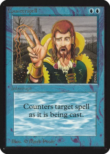 Counterspell, Magic card LEA 54 — Limited Edition Alpha set