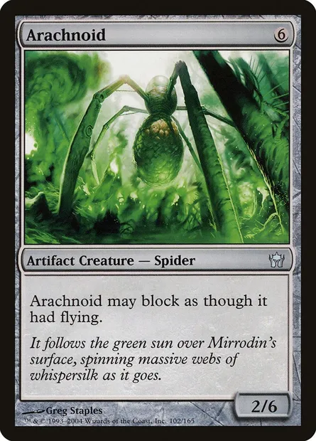 Arachnoid, Magic card 5DN 102 — Fifth Dawn set