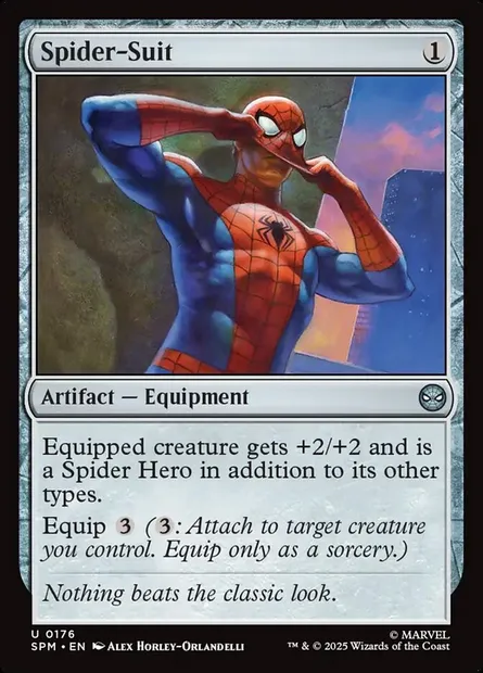 Spider-Suit, Magic card SPM 176 — Marvel's Spider-Man set