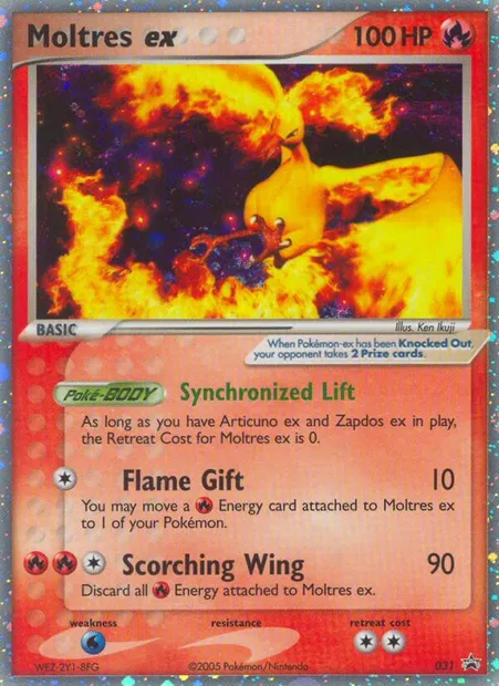 Moltres ex, Pokémon card PR-NP 31 — Nintendo Black Star Promos set