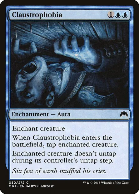 Claustrophobia, Magic card ORI 50 — Magic Origins set
