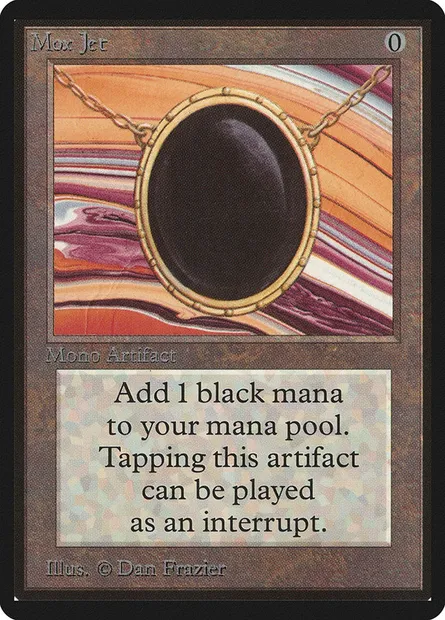 Mox Jet, Magic card LEB 263 — Limited Edition Beta set