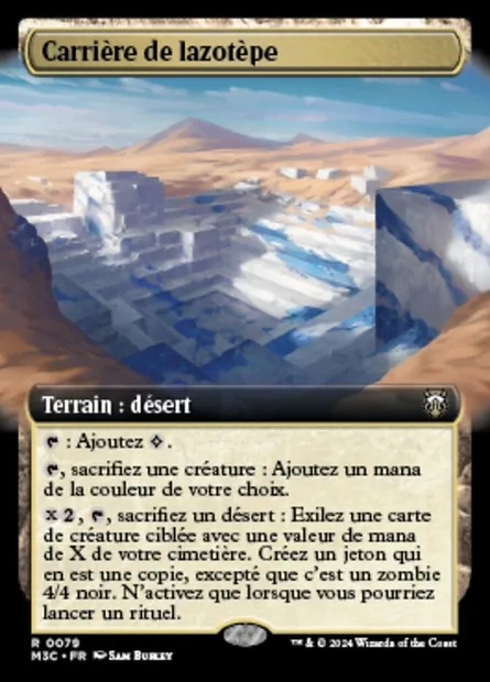 Carrière de lazotèpe, carte Magic M3C 79 — extension Modern Horizons 3 Commander
