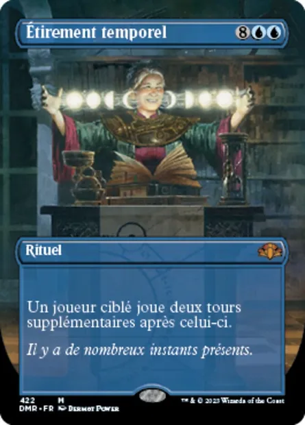 Étirement temporel, carte Magic DMR 422 — extension Dominaria Remastered