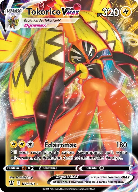 Tokorico VMAX, carte Pokémon BST 51 — extension Styles de combat