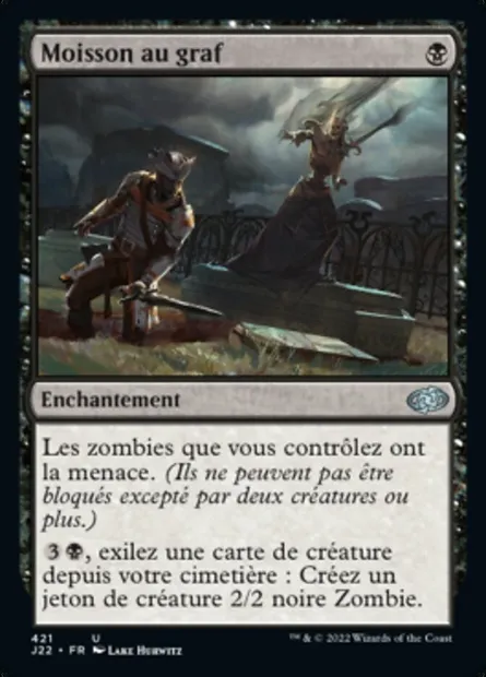 Moisson au graf, carte Magic J22 421 — extension Jumpstart 2022