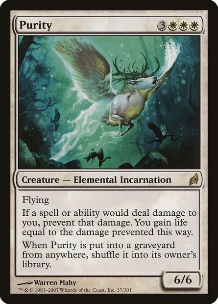 Purity, Magic card LRW 37 — Lorwyn set