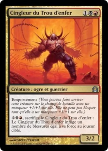 Cingleur du Trou d'enfer, carte Magic RTR 167 — extension Retour à Ravnica
