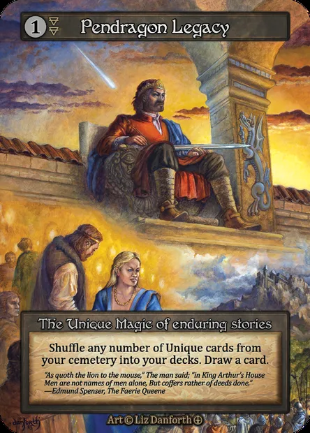 Pendragon Legacy, carte Sorcery ATH 140 — extension Arthurian Legends