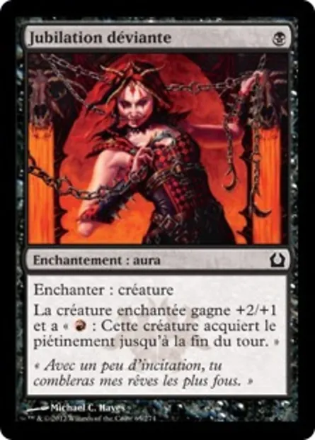 Jubilation déviante, carte Magic RTR 65 — extension Retour à Ravnica